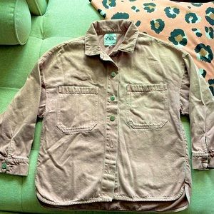 Zara jacket pale rose